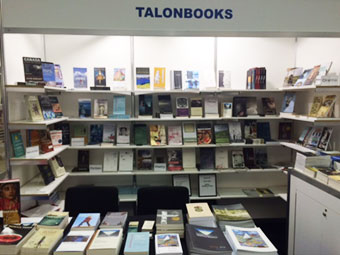 [the Talonbooks booth at Congress 2016]