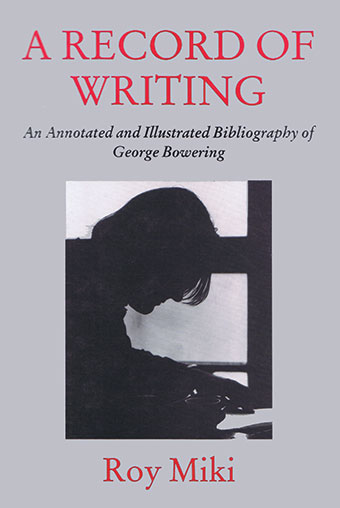 A Record of Writing Front Cover